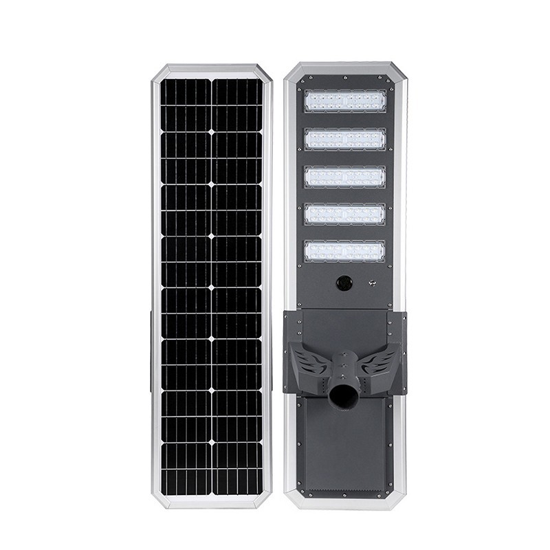 80Watt Integrated Solar Street Light With Pole factory
